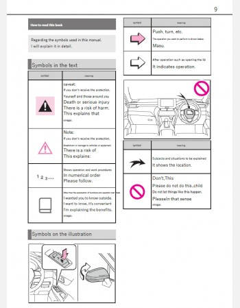 toyota harrier hybrid 2021-2022 owners manual in english